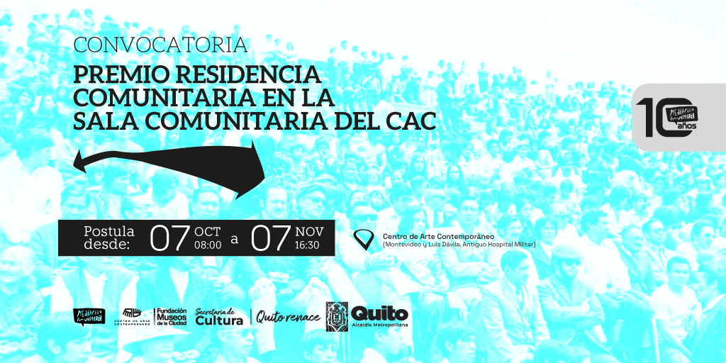 Convocatoria Premio Residencia Comunitaria en la Sala Comunitaria CAC